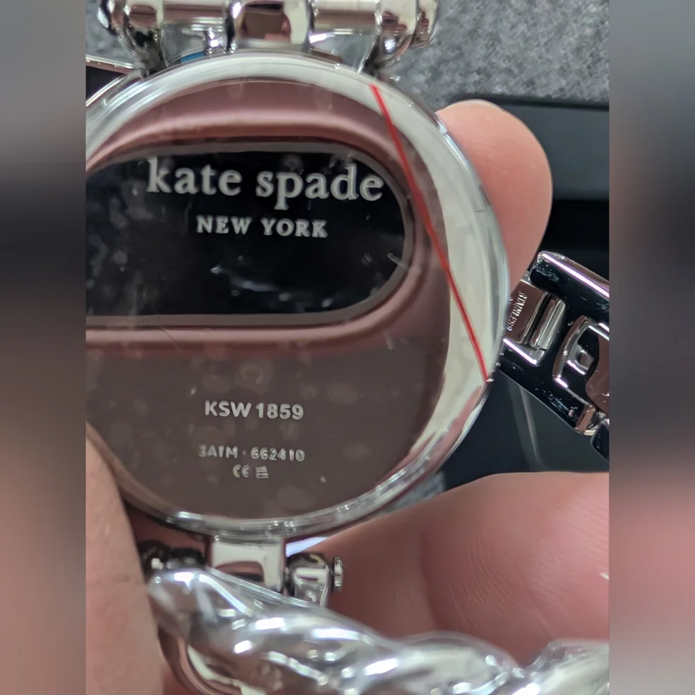 Kate SpadeHolland Silver Dial Stainless Steel Twist Ladies Watch